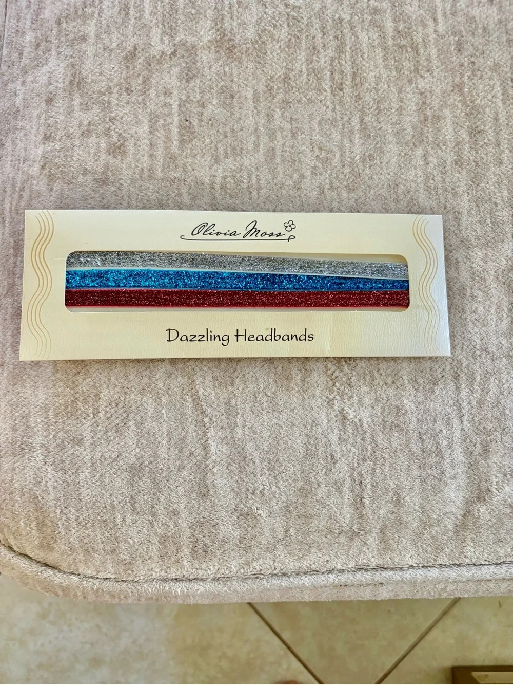 Glitter Headband 3 Per Pack New
